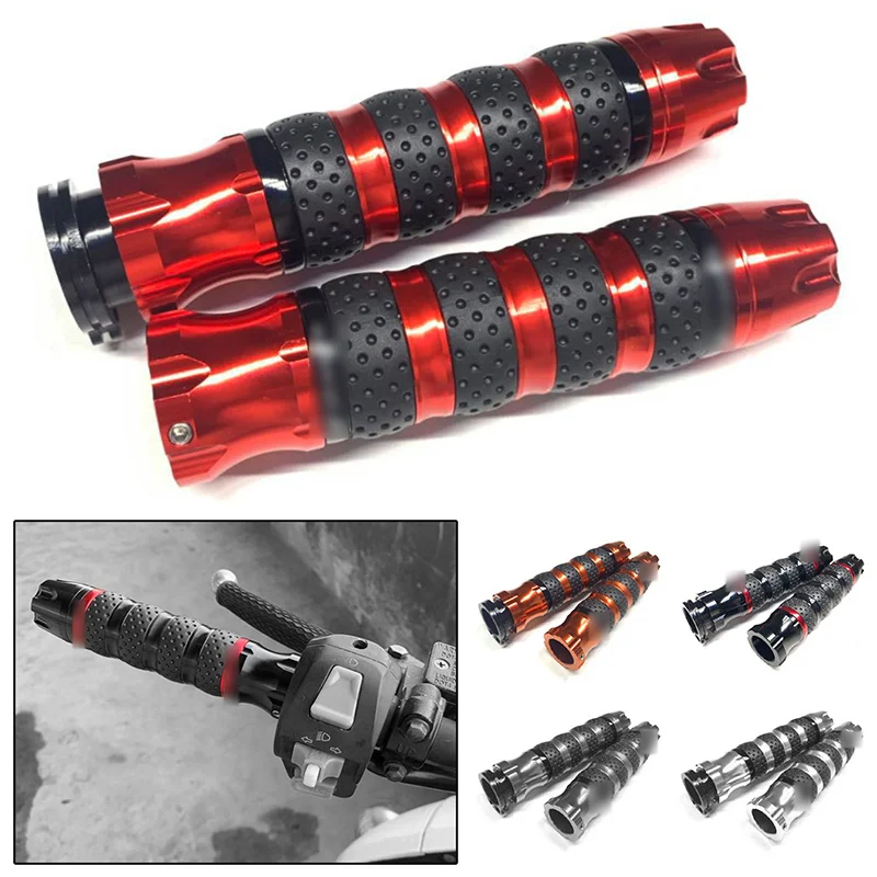 For Modified Motorcycle Riding Straddle Scooters Yamaha Handlebars Aluminum Alloy Accelerating Handle Rubber Sleeve