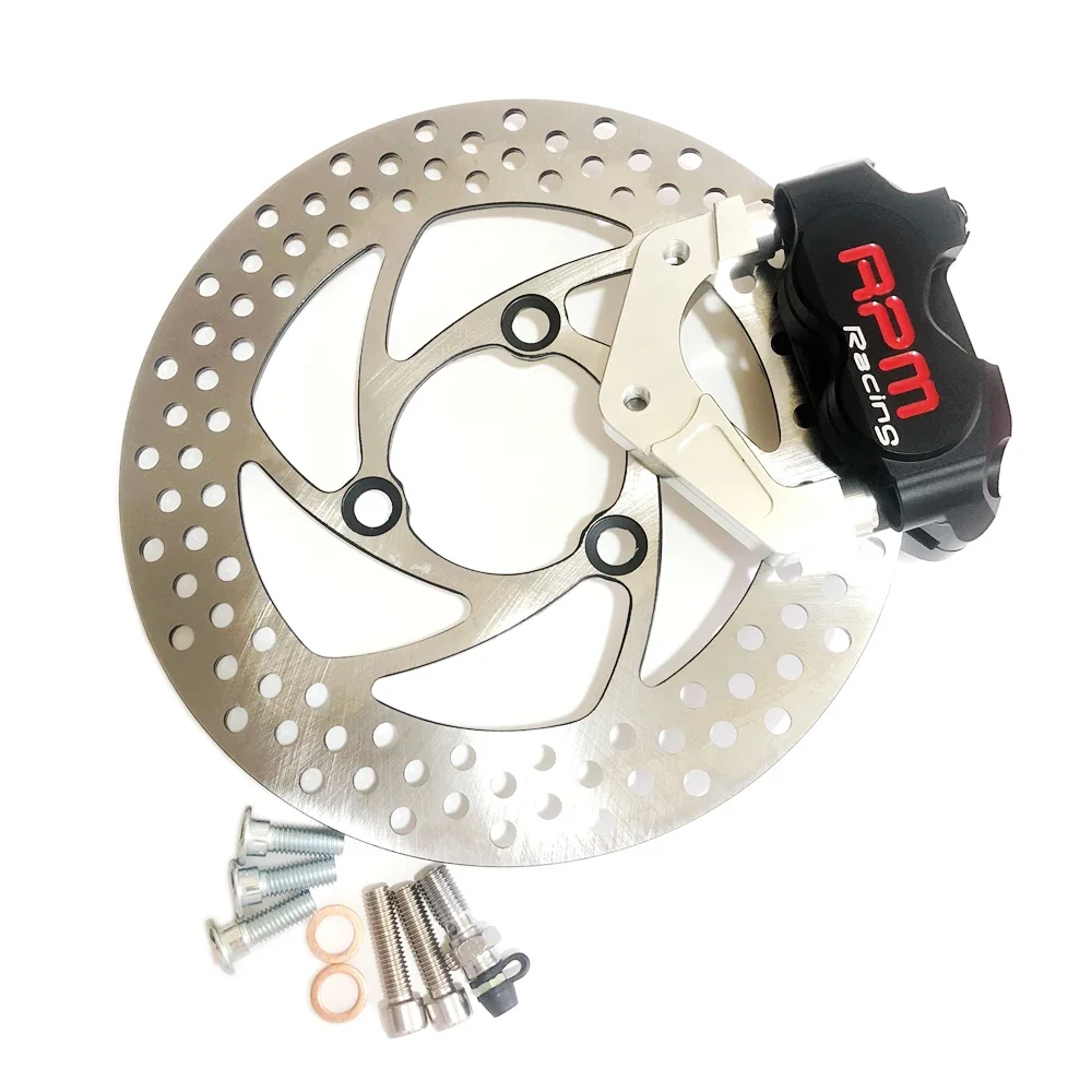 Rpm Moto Scooter Pinza Freno 220Mm Freno A Disco Freno Pompa Adattatore Staffa Sistema Frenante Anteriore Per Yamaha Aerox Jog Bws 100