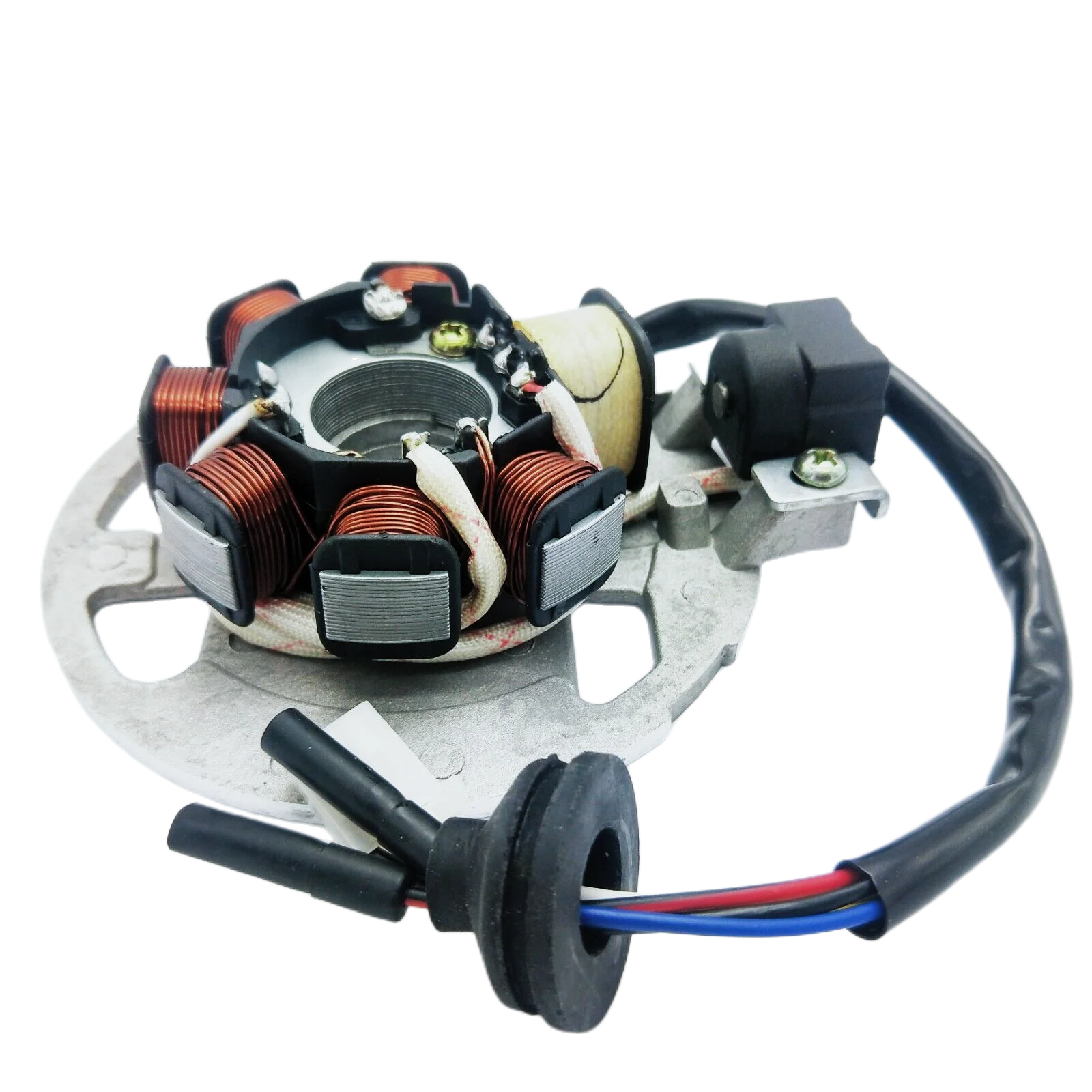 7 Bobina 5 Fili Statore Magneto Generatore Per 2 Tempi Scooter Yamaha Minarelli Jog 50Cc 90Cc Eton E139