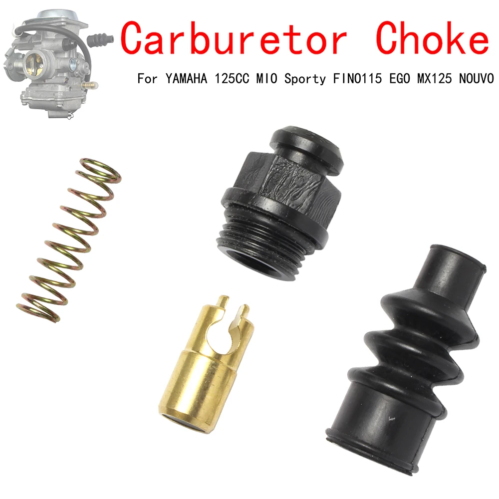 Carburatore Originale Carb Choke Holder Starter Set Per Yamaha 125Cc Mio Sporty Fino115 Ego Mx125 Nouvo Scooter