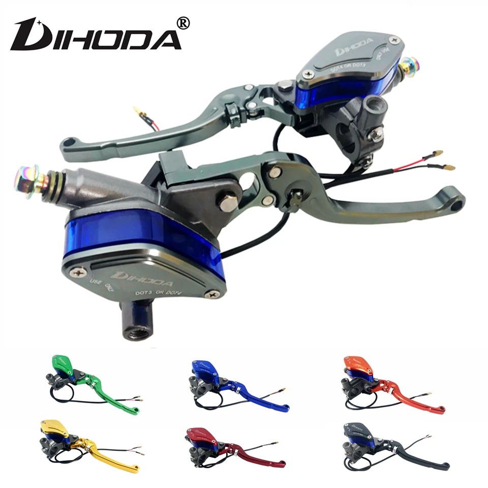 Universale Moto Cilindro Maestro Leva Freno Pompa Frizione Idraulica Moto 22Mm Per Honda Vespa Yamaha Mxs125 Scooter