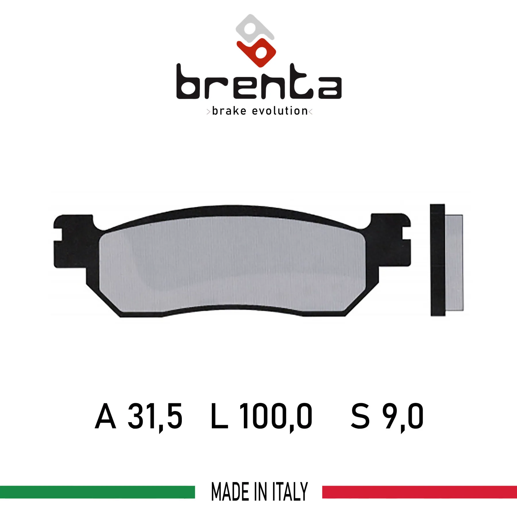 Brenta Per Yamaha Xp 125/400/ Vp 125/250/400 Ft3022-Fa275-Motorcycle-Scooter Pastiglie Disco Freno Organiche (!! Posteriore!!)