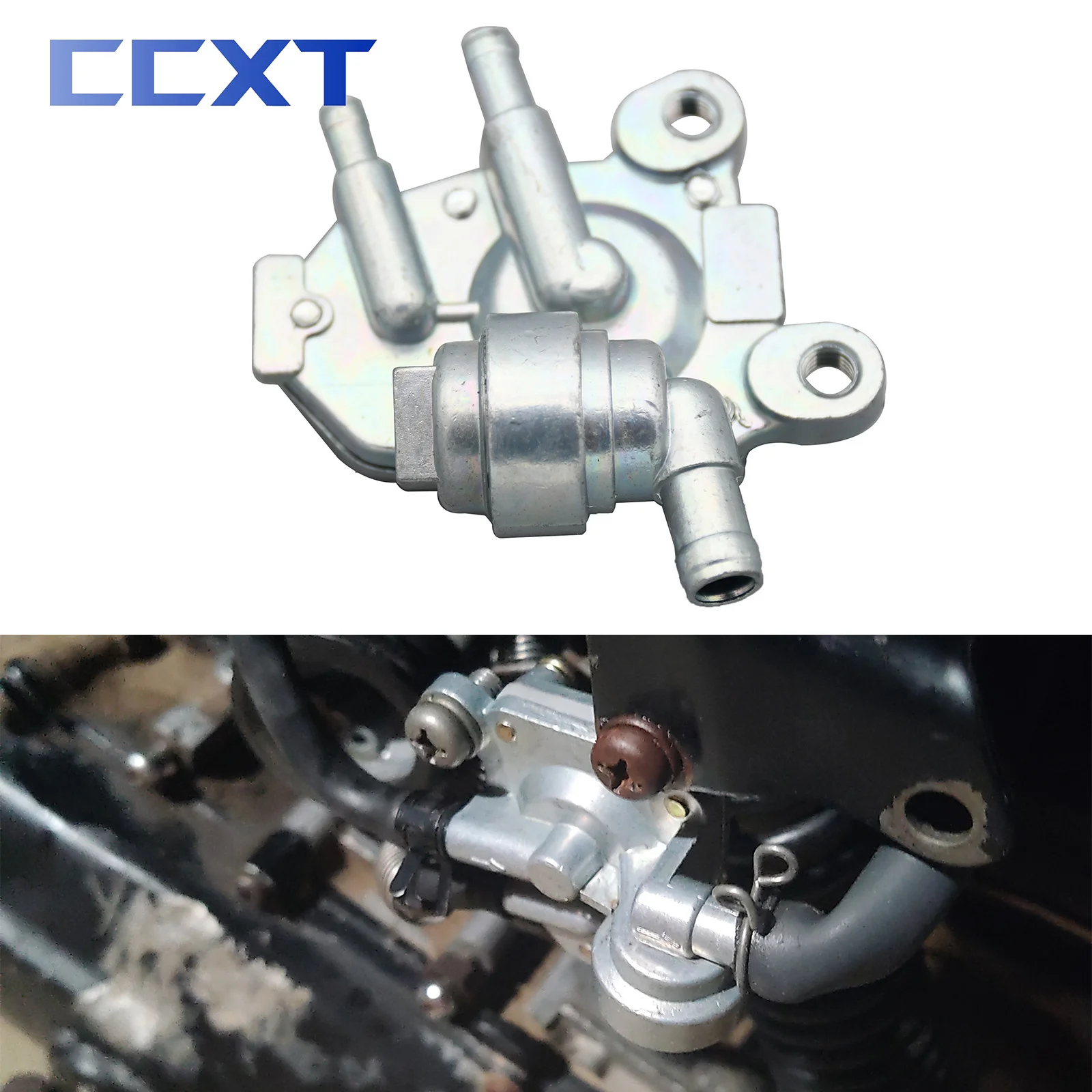 Scooter Fuel Gas Petcock Tank Valve Switch Pump For Yamaha Razz Jog50 Sh50 1986-2001 Cy50 Cy50B Cy50D Cy50E Cy50F Cy50H Cy50J-B