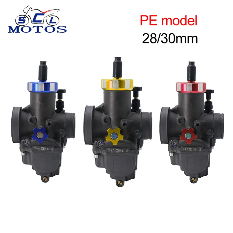 Sclmotos-Moto Gy6 Jog Rsz Dio Scooter Carburatore Carb Keihin 28Mm Pe28 30Mm Pe30 Racing Power Performance Carb Per Yamaha