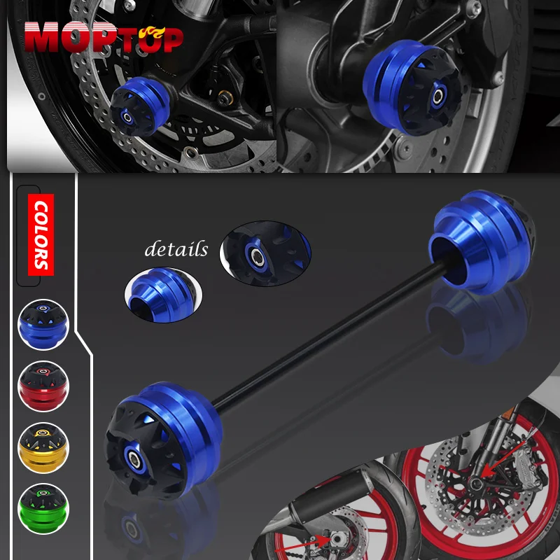 Moto Ruota Anteriore Asse Forcella Crash Slider Protector Per Ducati Multistrada 1100 1200 1260 /S Multistrada 1200 1260 Enduro