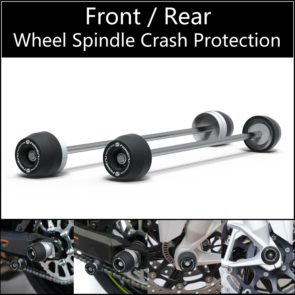 Per Ducati Multistrada 950 950S/1200 Enduro/1200 Enduro Pro/1260 Enduro Pro 2016-2021 Protezione Antiurto Mandrino Ruota Anteriore Posteriore