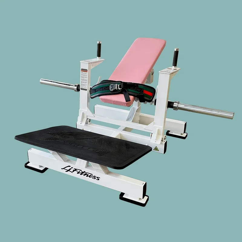 Glute Drive Machine Hip Thrust Online Belt Squat Glute Bridge Machine Gym Trainer Use