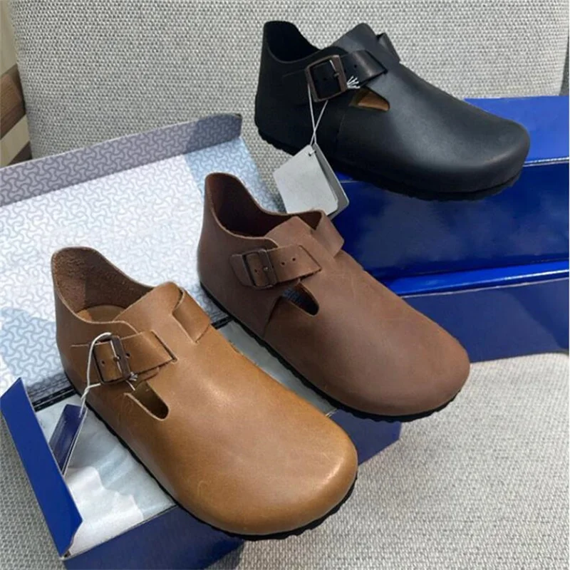 2023 Nuovi Sandali Birken Boston Soft Footbed Coppia Pantofole In Sughero Per Le Donne Classic