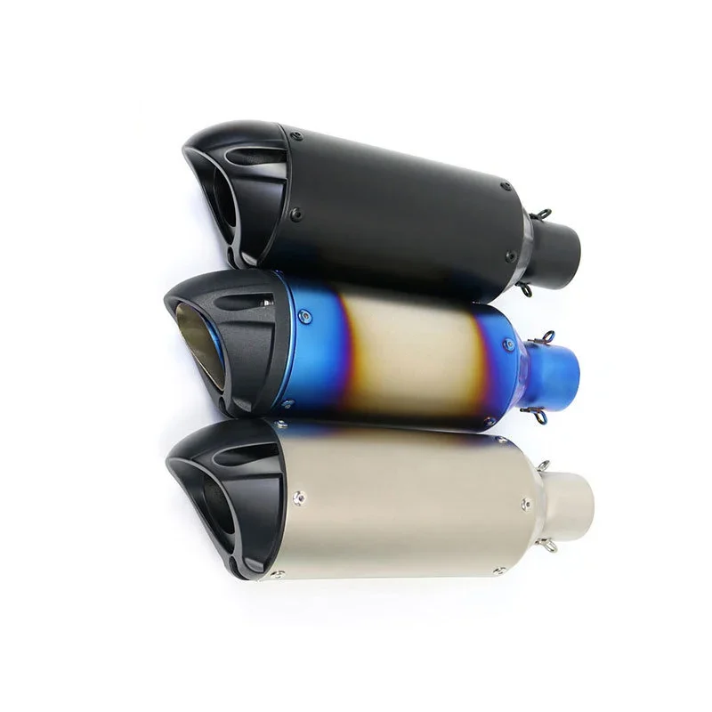 51Mm Universale Moto Progetto Di Scarico Silenziatore Fuga Moto Dirt Bike Scooter Scarico Con Db Killer Mt07 Mt09 R1 R6