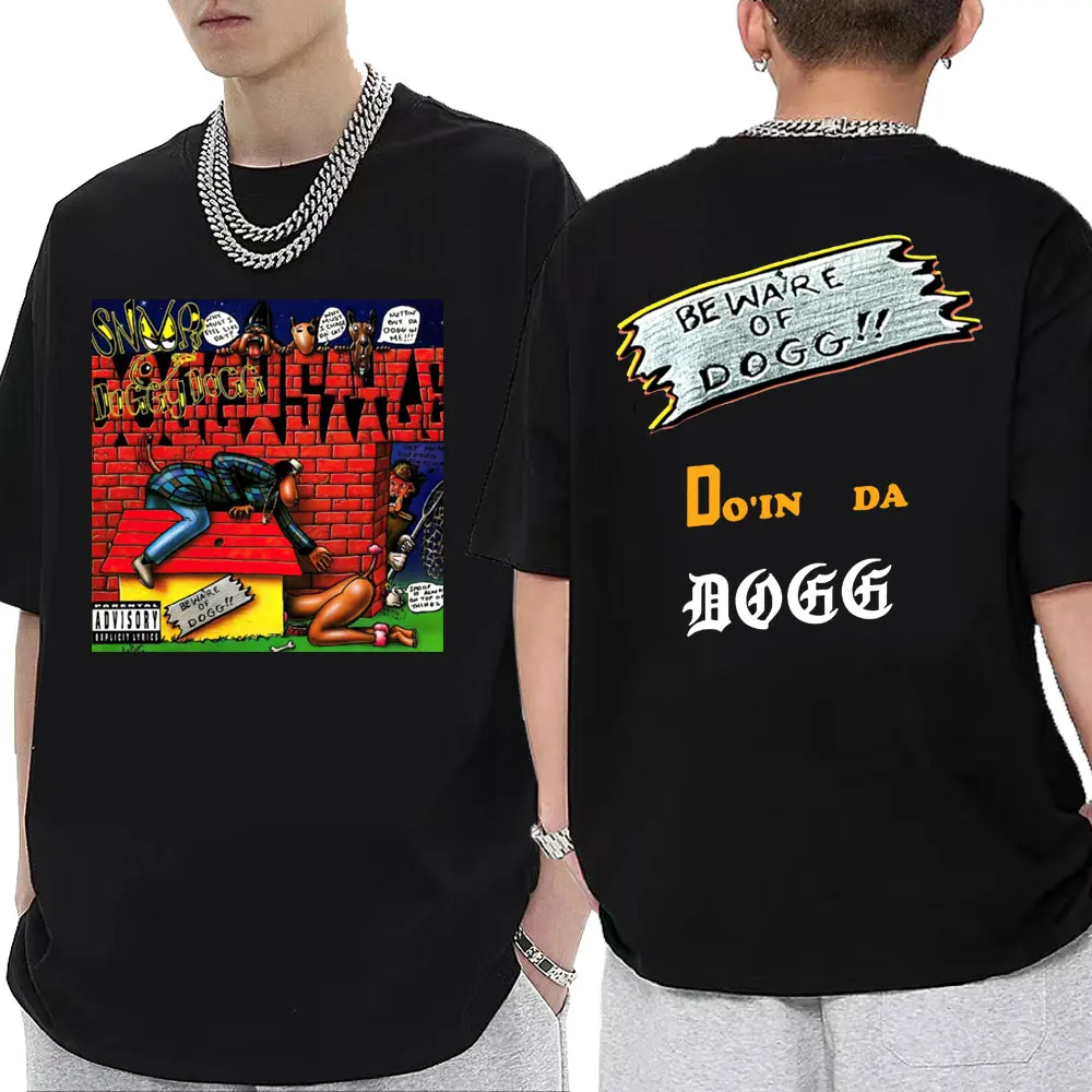 Rapper Snoop Dogg T Shirt Harajuku Hip Hop Men T-Shirt 1933 Attenzione A Dogg Doggystyle Album Musicale Graphics Tees Teens Streetwear
