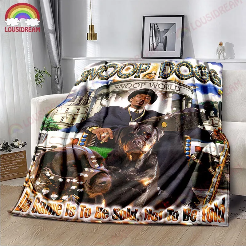Snoop Doggy Dogg Doggystyle Death Row Records Coperte Album Cover Flanella Coperte Ultra-Morbide Per La Casa Divano Letto Tappeto