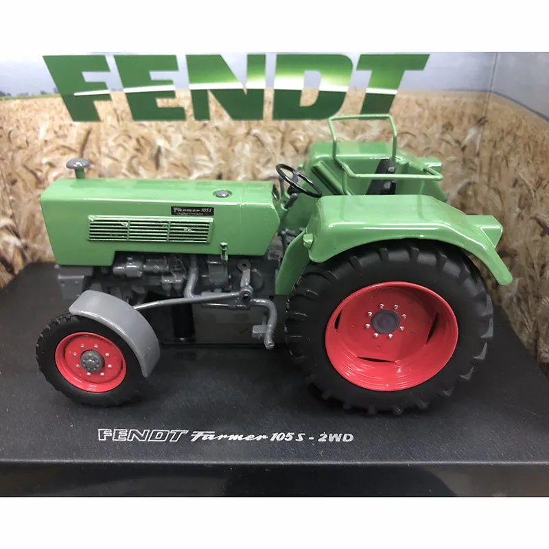 Uh Diecast 1:32 Scala Fendt Farmer 105S-2Wd Trattore Fattoria Modello In Lega Collezione Souvenir Display Ornamenti 5276