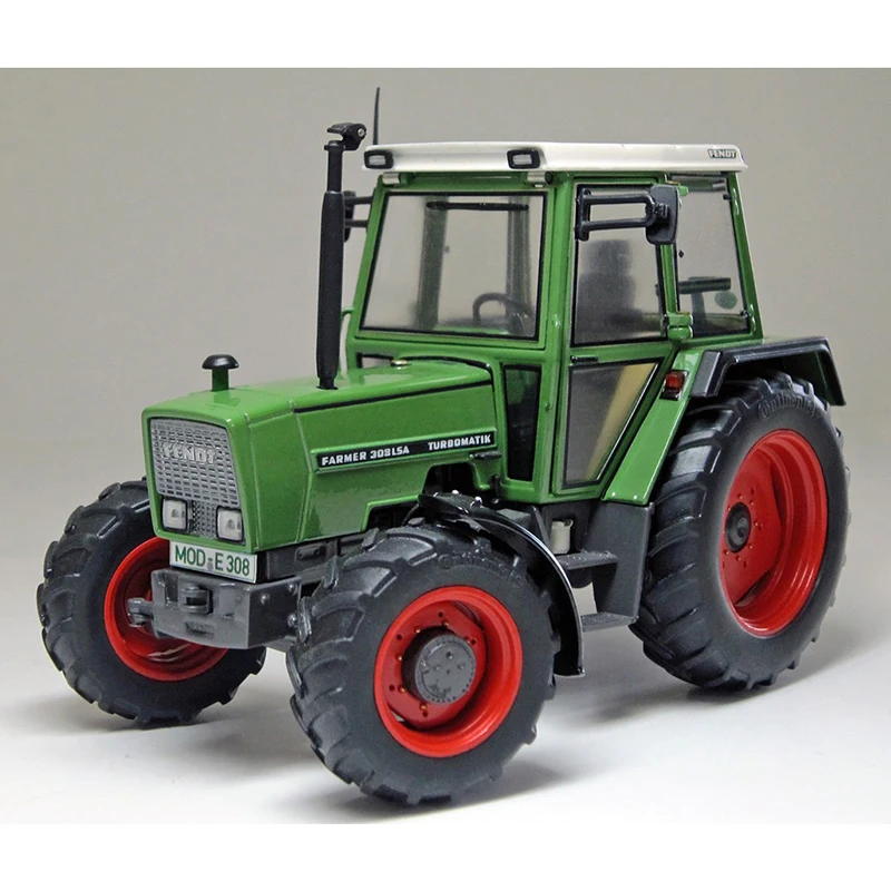 Diecast 1:32 Scala Fendt 308 Lega Veicolo Agricolo Trattore Modello Ornamenti Giocattolo Collezione Souvenir Display