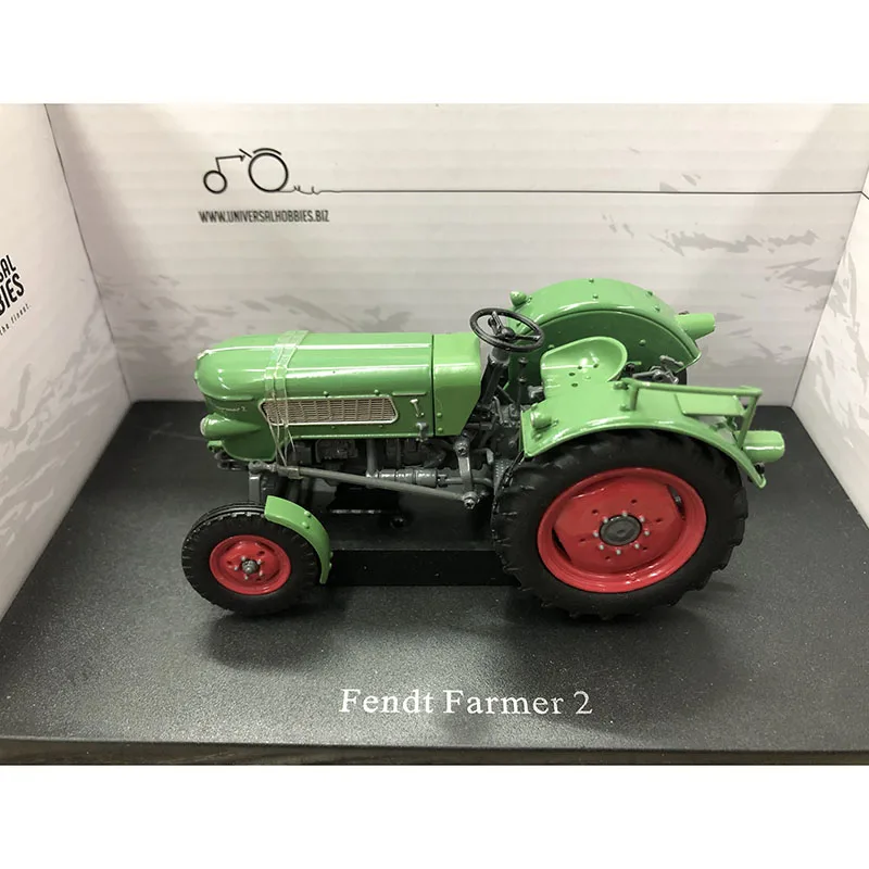Uh Pressofuso Scala 1:32 Fendt Farmer 2 Trattore Lega Veicolo Agricolo Modello Collezione Souvenir Display Ornamenti 4049