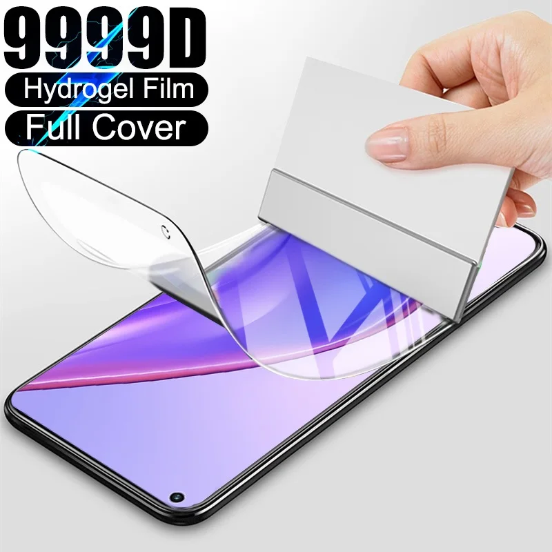 Pellicola 9H Hydrogel Per Moto G9 G8 G7 Plus Riproduci Una Macro/Azione/Zoom P50 Su Moto G7 Power Pellicola Proteggi Schermo