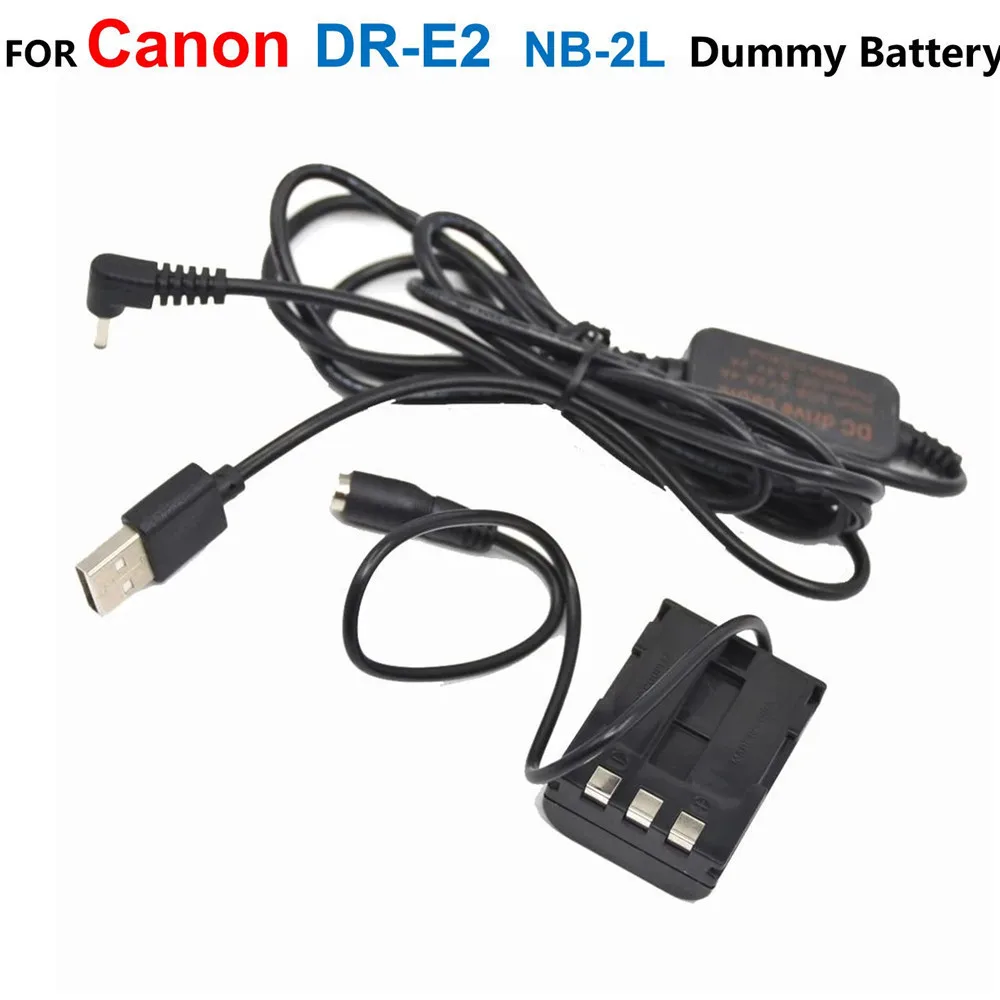Ca-Ps700 Cavo Di Alimentazione Usb 5V + Dr-20 Dr-700 Accoppiatore Dc Nb-2L Batteria Falsa Per Canon Xt G7 G9 S45 S50 S60 S70 S80 350D 400D