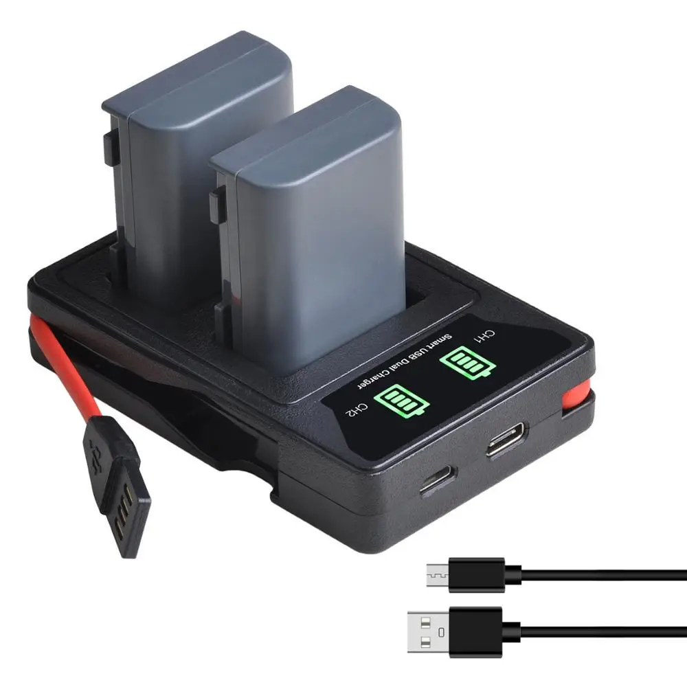 Pickle Power Nb-2L Nb2L Nb-2Lh Batteria + Nuovo Led Usb Dual Charger Per Canon Eos 400D S80 S70 S50 S60 350D G7 G9 Kiss N X Rebel Xt