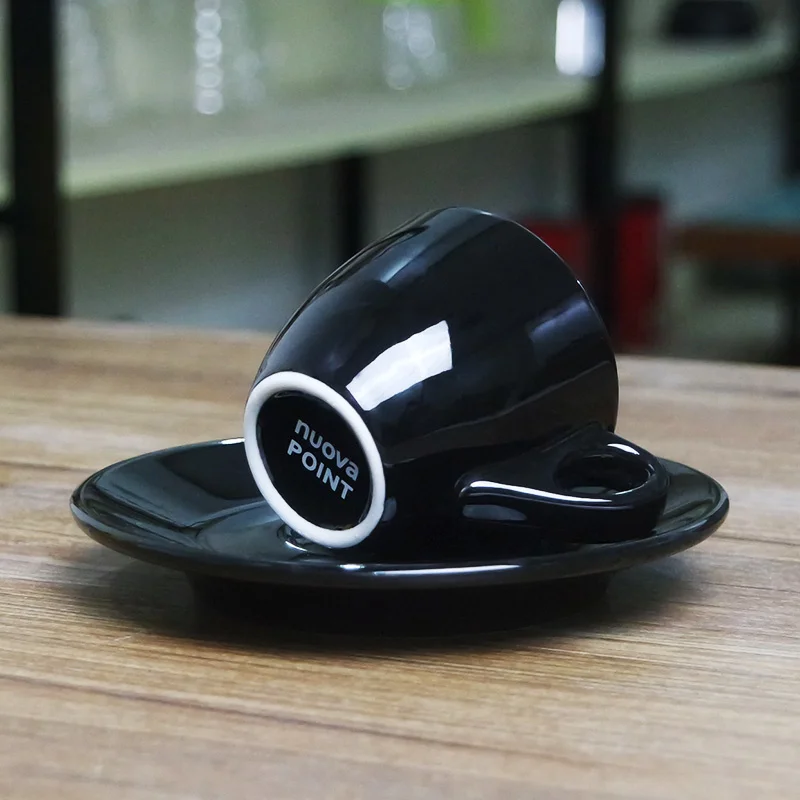 Nuova Point Professional Competition Level Espresso Mug Thick Cafe Espresso Mug Tazza Da Caffè Piattino Set Tazze Da Caffè Turche