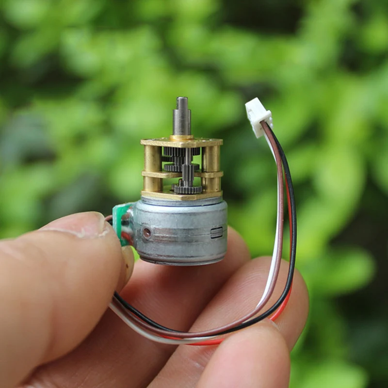 Micro Small 15Mm 15By Gear Motore Passo-Passo 2-Fase 4-Wire Mini Full Metal Gearbox Hybrid Stepping Motor Diy Robot Monitor Camera