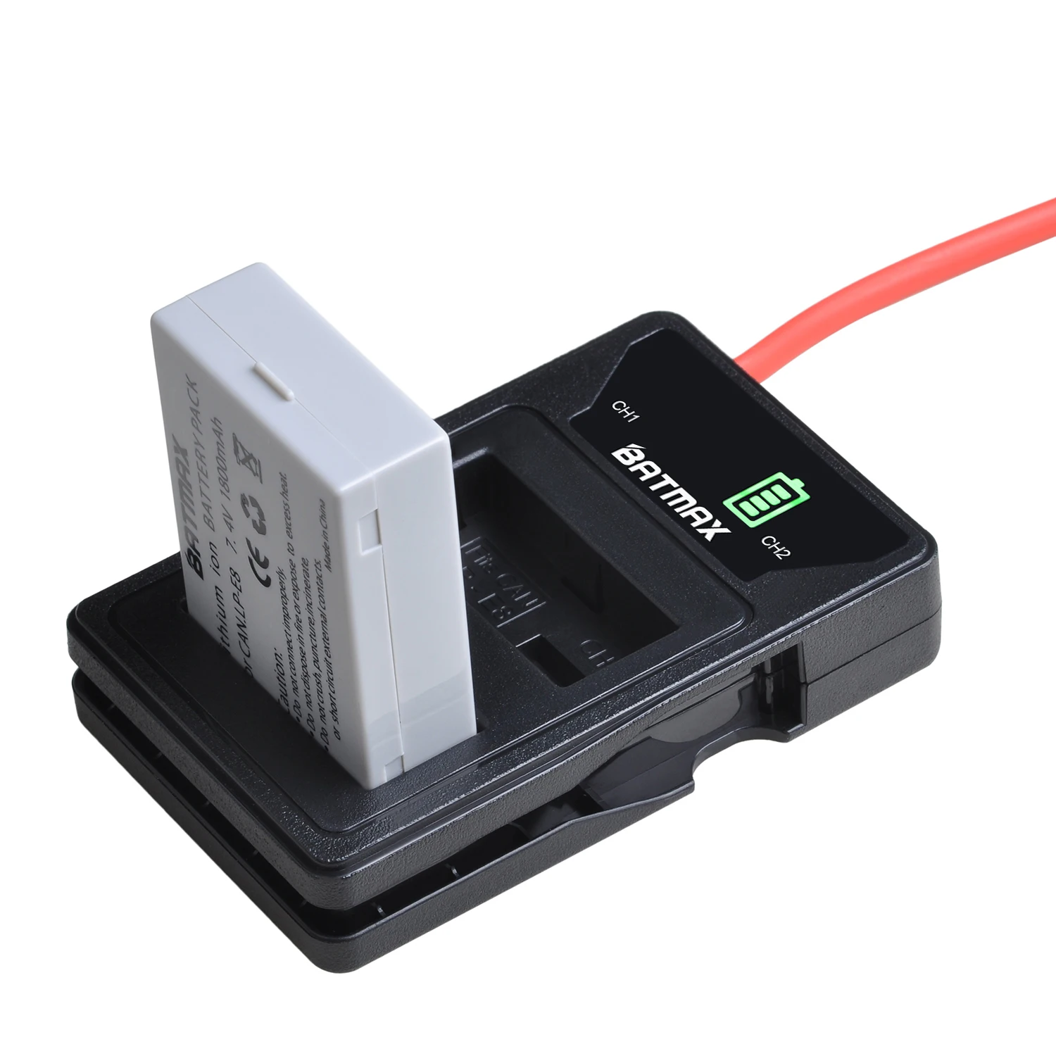 Batmax 1Pc Lpe8 Lp-E8 Batteria + Led Usb Dual Charger Con Porta Di Tipo C Per Canon Eos 550D 600D 650D 700D Rebel T2I T3I T4I T5I