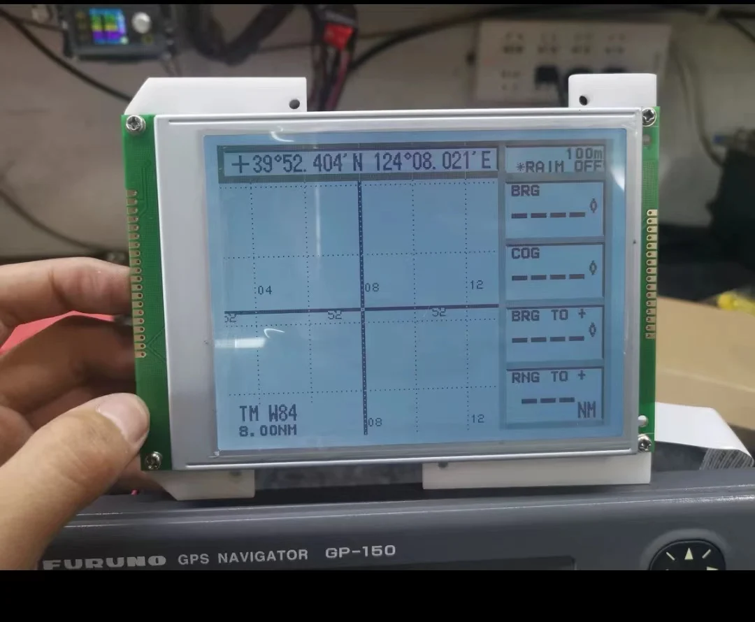Schermo Lcd Per Navigatore Gps Furuno Gp-80 Gp-90 Gp-150 Sostituzione