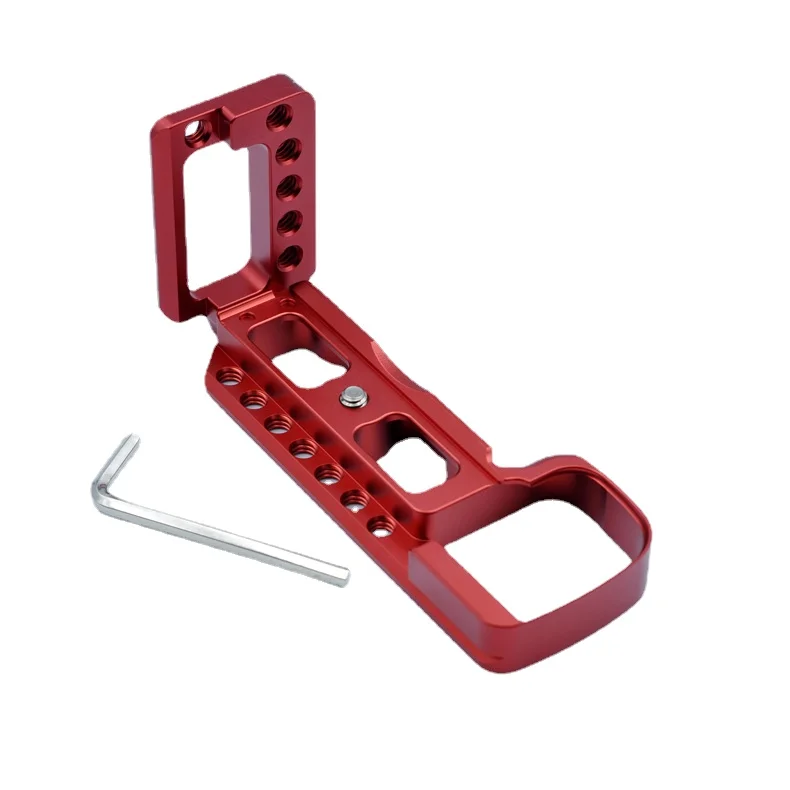 For Sony A6100 A6300 A6400 Quick Release Plate Hot Shoe Porous L Bracket Hand Grip