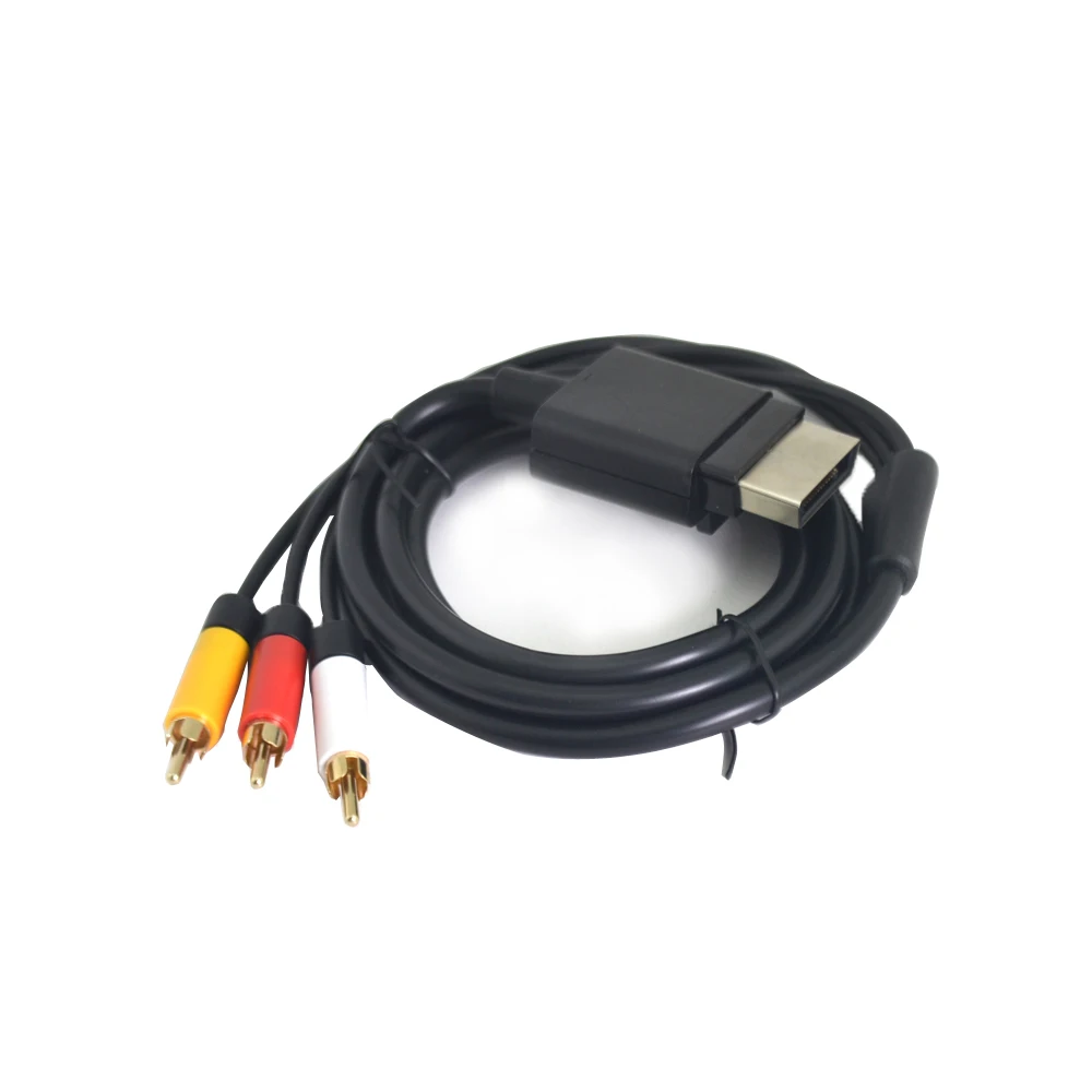 Cavo Av Audio Video Da 1.8M/6 Piedi Per Cavo Composito Video Xbox 360 Slim 3Rca Per Xbox 360 Slim