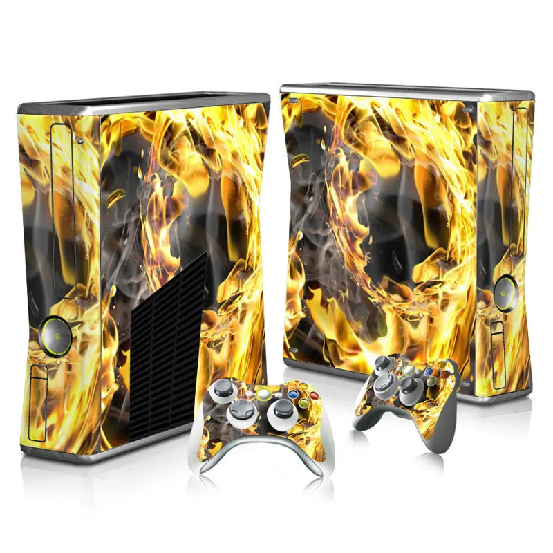 Dropshippibg New Game Skin Sticker Decalcomania Cover Per Xbox 360 Slim Console Protector Vinyl Skin Sticker Controller