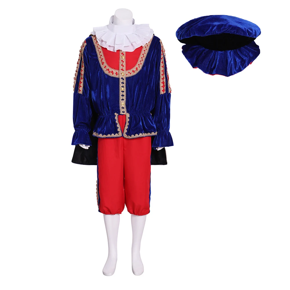 Splendido Costume Da Uomo Nobile Tudor Medievale Rinascimentale Vittoriano Royal Court Prince Wedding Ball Gown Regency Era Fancy Outfit