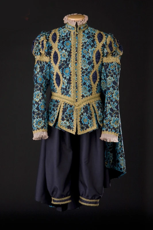 Tudor Henry Viii Costume Outfit Queen Elizabeth Periodo Uomo Costume Blu Rinascimentale Medievale Tudor Costume Royal Prince Cosplay