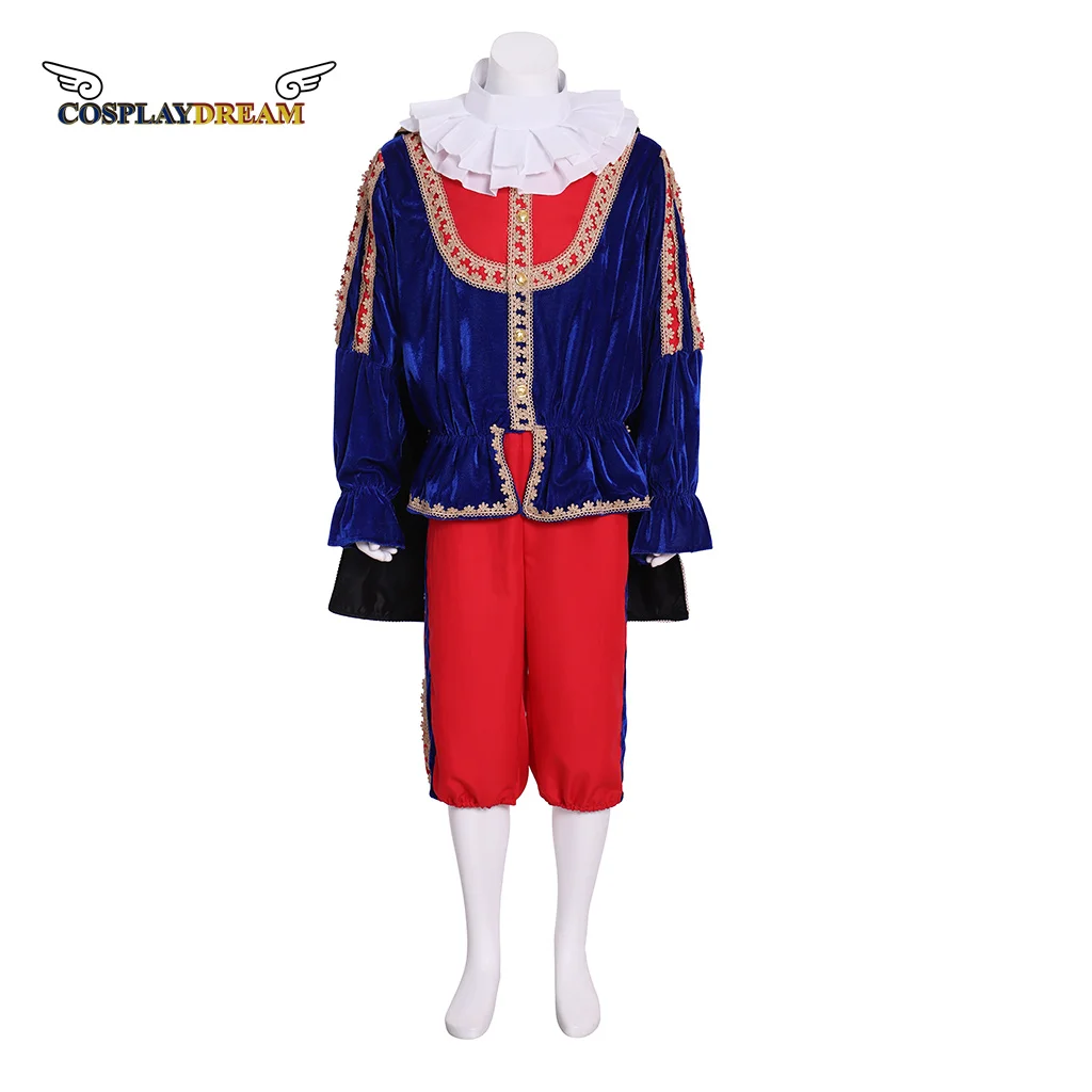 Abito Militare Reale Medievale Rinascimentale Del Costume Del Principe Vittoriano Degli Uomini Aristocrat Di Tudor