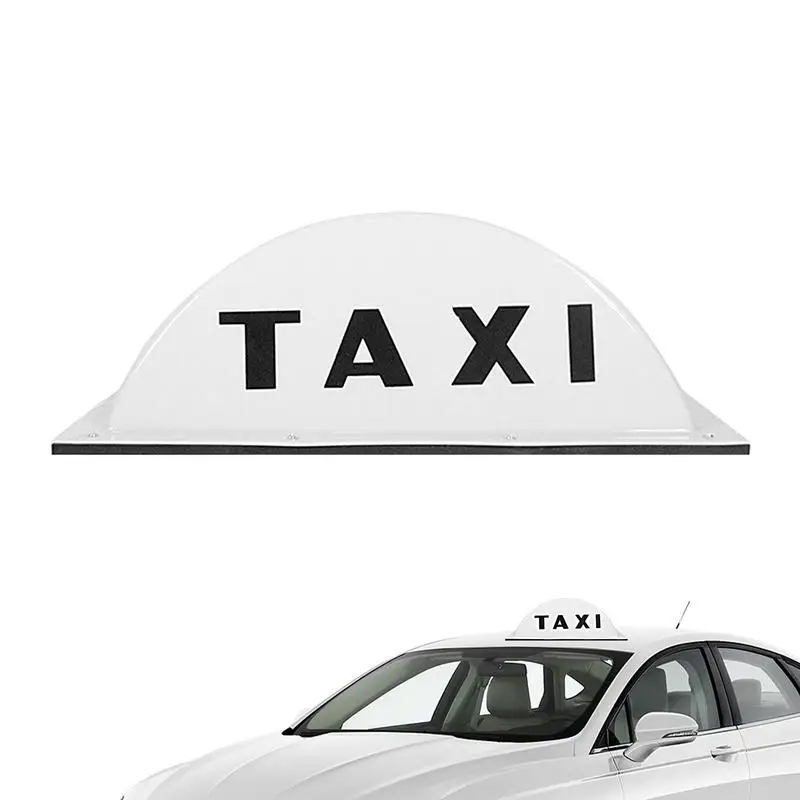 Taxi Top Light Base Magnetica Illuminata 22W Taxi Top Light Segnali Taxi A Risparmio Energetico Senza Foratura Luce Taxi Bianca Per Pick