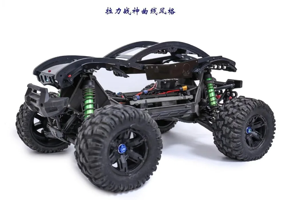 Ql Super Nylon Roll Cage Roll Bar Sway Bar Spring Wheelie Bar Per Scala 1/5 Traxxas X-Maxx Xmaxx