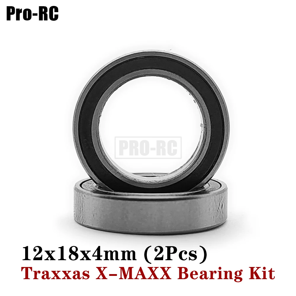 Kit Cuscinetti Rc 12X18X4Mm Per Traxxas 1/5 X-Maxx Xmaxx 6S 8S (Confezione Da 2) Monster Truck Car