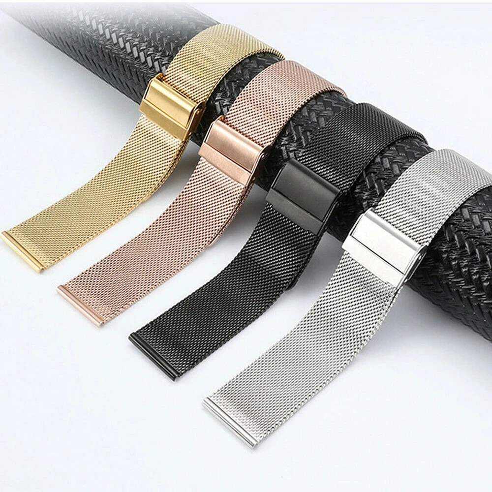 Stainless Steel Metal Strap For Garmin Venu/Garmin Move 3 Luxe Style Watch Band Strap For Garmin Vivoactive 3 Music Vivoactive 4