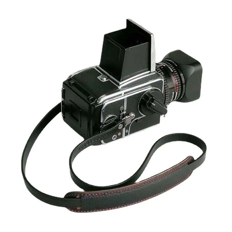 Tracolla Collo In Pelle Proscope Per Serie Hasselblad 500/200/1000/2000 Nero Marrone
