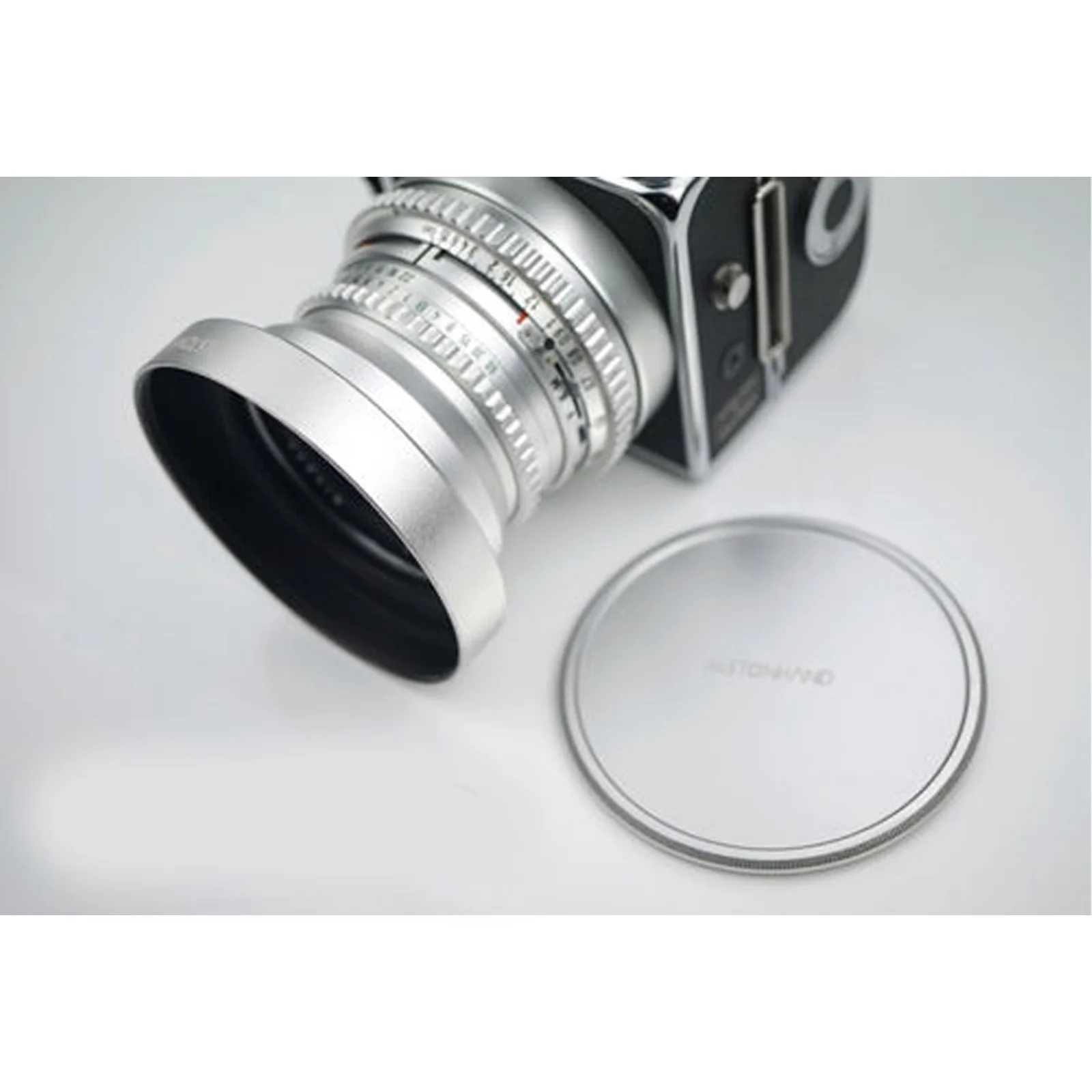 Per Hasselblad Swc Swc/M Biogon 38/4.5 Parti Della Fotocamera Hot Metal Lens Hood + Cap