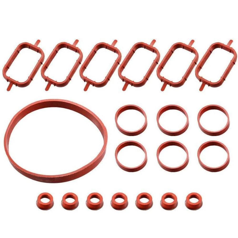 20 Pz Aspirazione Collettore Guarnizioni Per Bmw M47 E87 E46 E90 E91 E92 E93 E39 E60 11617790198 11612246945 11612245439 11612246949