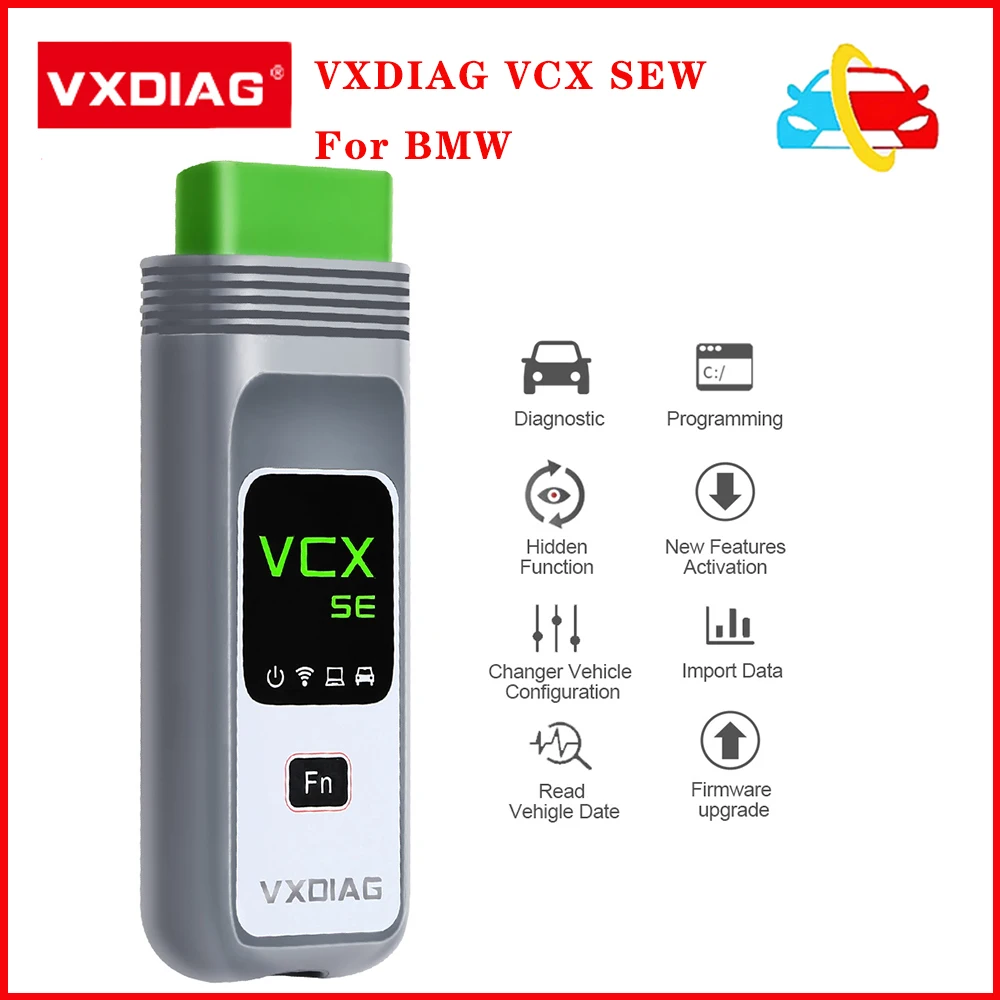 Vxdiag Vcx Se Per Bmw Wifi Pk Icom Next Icom A2 Obd2 Scanner Diagnostico Per Auto Codifica Ecu Programmazione J2534
