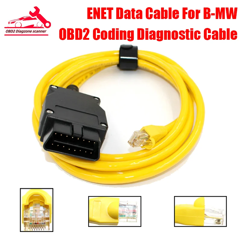 Cavo Data Enet Per Cavo Enet Icom Enet Serie F B-Mw Cavo Di Codifica Enet Strumento Diagnostico Di Codifica Obd2 Strumento Nascosto Di Codifica Enet I