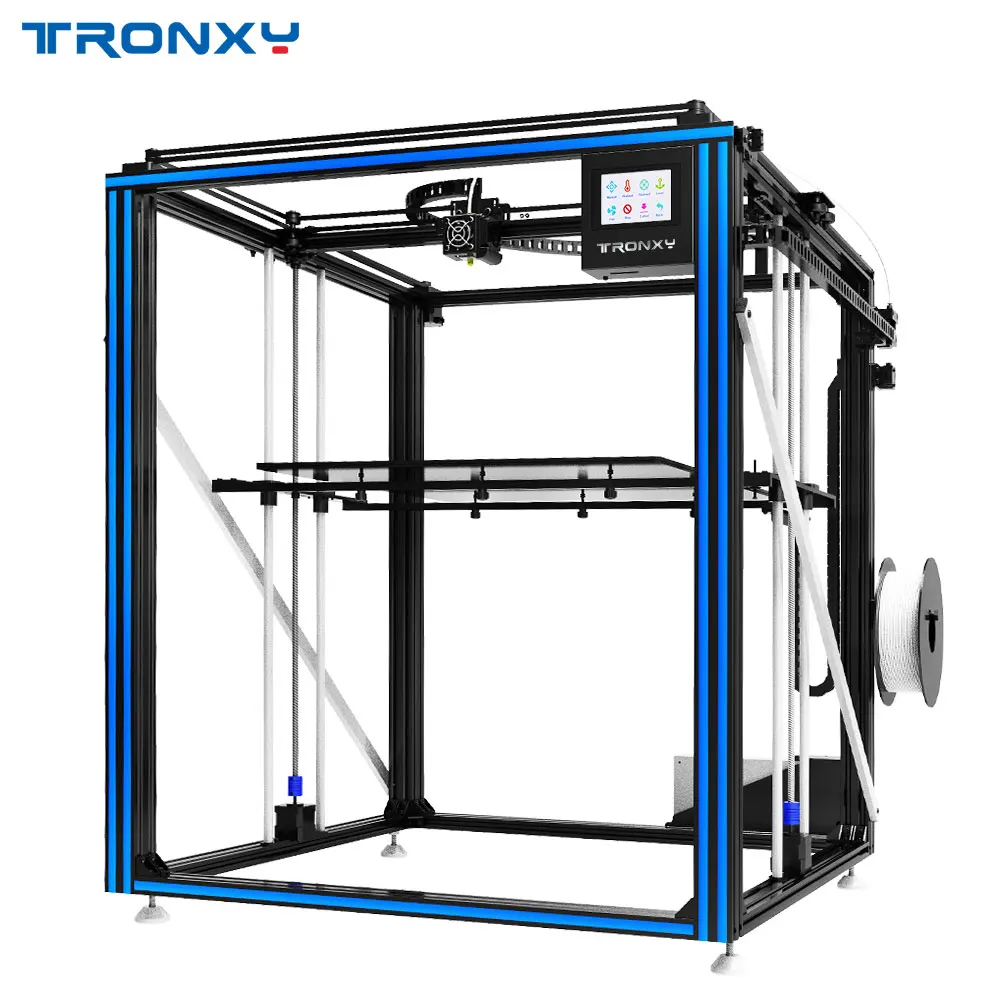 Stampante 3D Tronxy X5Sa 500 Pro Fdm 500*500*600Mm Di Grandi Dimensioni, Kit Stampante 3D Fdm Con Touch Screen 3D Drucker Impresora