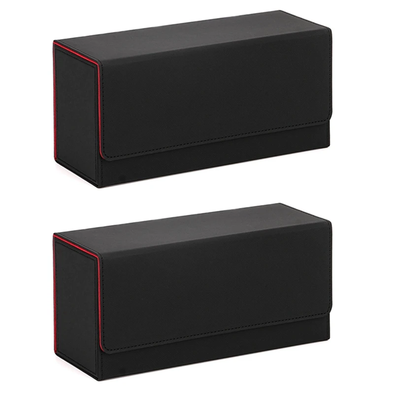 2X Card Toploader Storage,Trading Cards Holding Box Per 300 + Cards Top Loader Per Carte Magiche Baseball Trading Cards