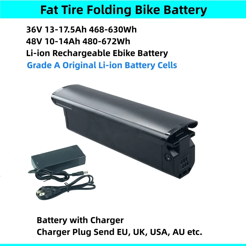 Batteria Ebike Pieghevole Per Pneumatici Grassi 36V 13Ah 15Ah 16Ah 17.5Ah 48V 10.4Ah 12.8Ah 14Ah Per Starsfly Tdl 6151 Sinch.2 Cyrusherr Kommod