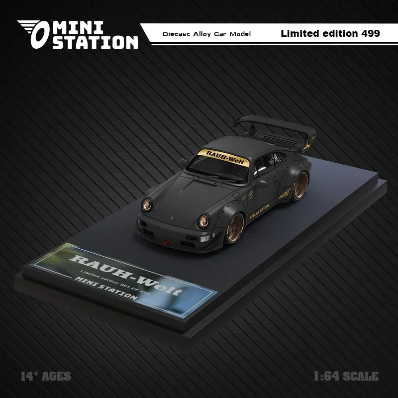 Mini Stazione 1:64 Rwb 964 / Rwb T1 Van Stella Artois Limited499 Diecast Model Car