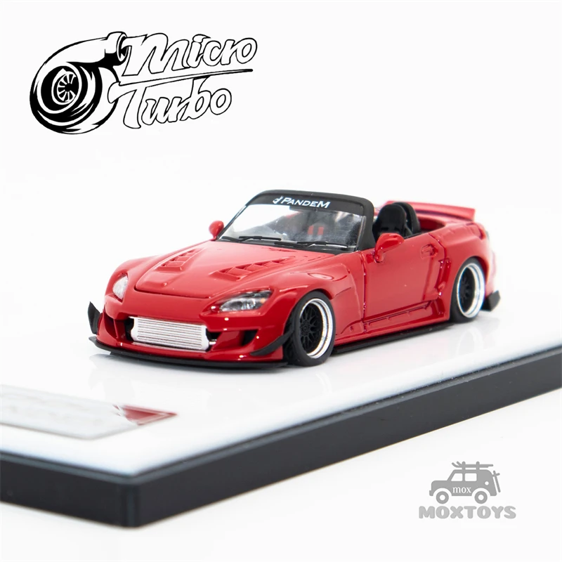 Micro Turbo 1:64 S2000 Rocket Bunny Red Diecast Model Car