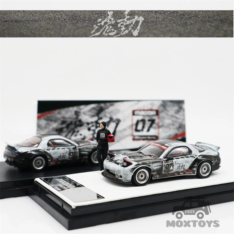 Timemiro 1:64 Mazda Rx-7 Wt Verruca Che Ordinaria/Lusso Modellino Auto