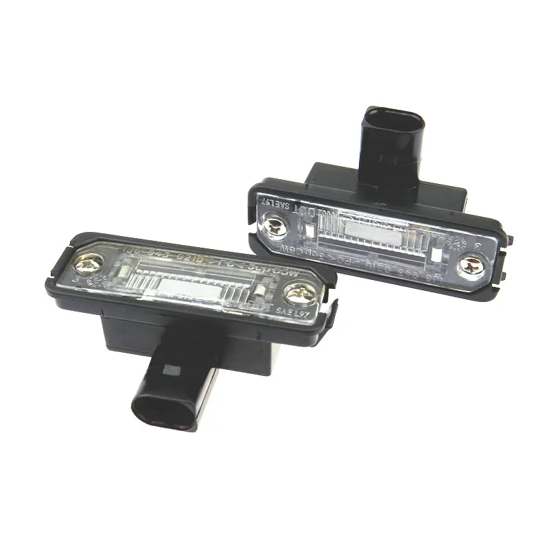 Azqfz 2 Pcs Posteriore Della Targa Della Lampada Della Luce Per Vw Golf Mk4 Lupo Phaeton Polo Beetle 1J6 943 021 B 1J6 943 021B 6Qd 943 021 Un