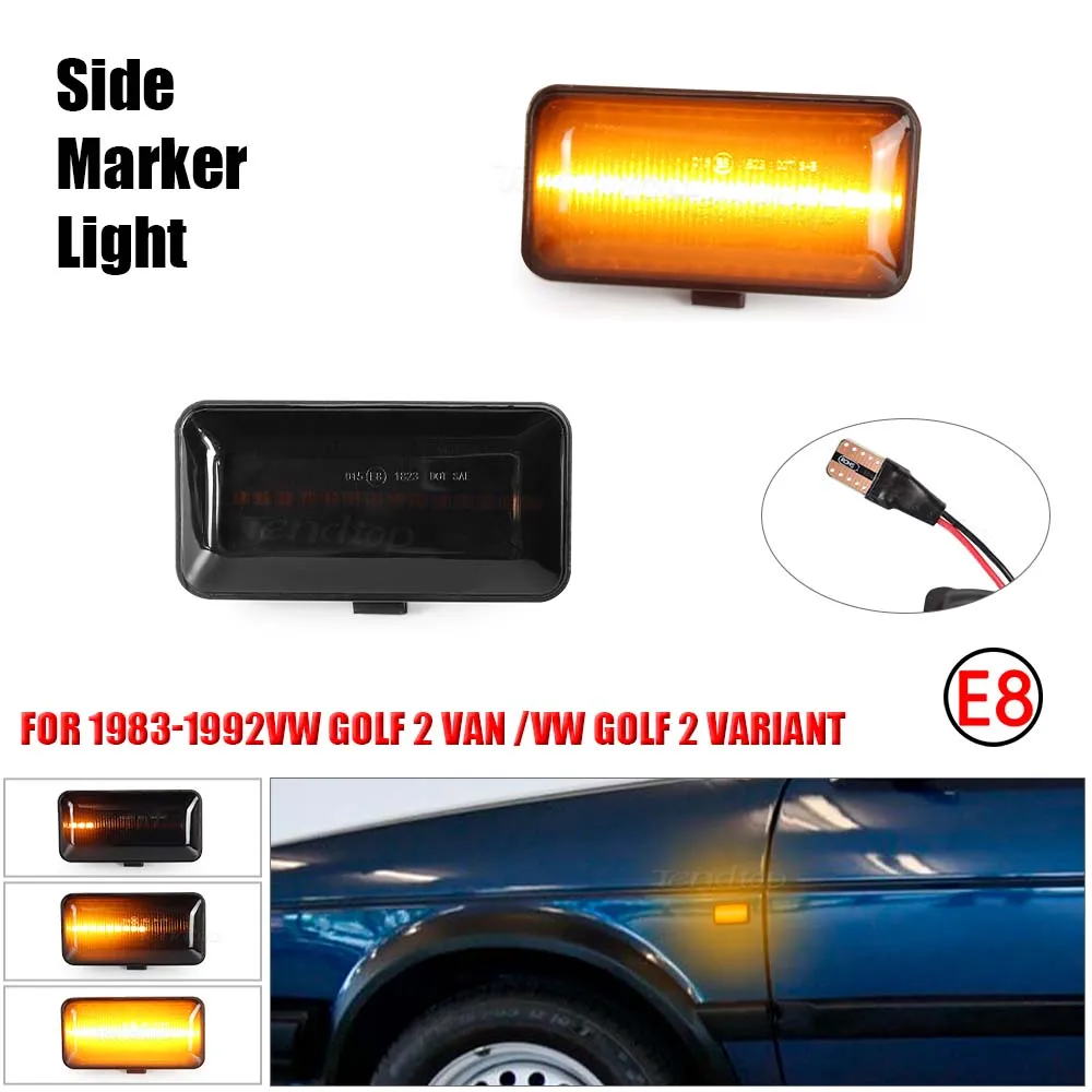 Led Dynamic Blinker Freccia Indicatore Di Direzione Laterale Per Vw Golf 2 3 Van Hatchback Variante Passat B3 Jetta A2 A3 Vento A3