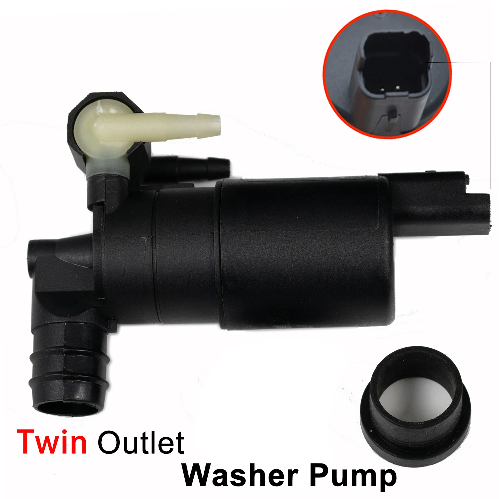 Twin Oultlet Water Washer Ugello Jet Pump Motor Anteriore Posteriore Parabrezza Set Per Renault Laguna Megane Tondar Espace Scenic Twingo