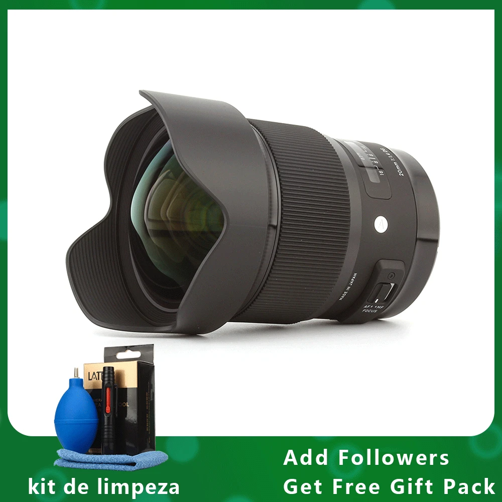 Sigma 20Mm F1.4 Dg Hsm Art Lens Per Canon Nikon Sony Emount